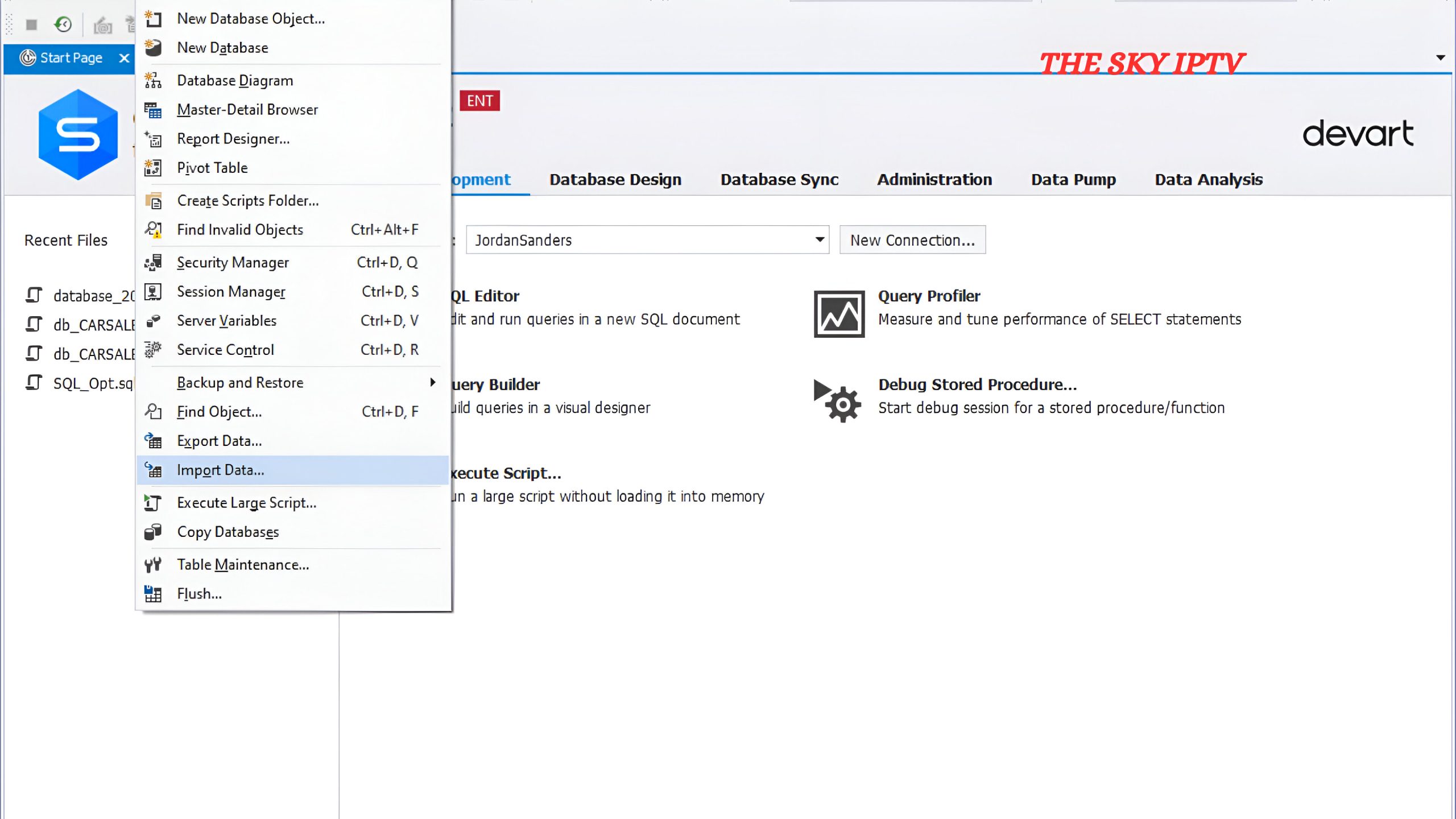 Select and Import the Configuration File