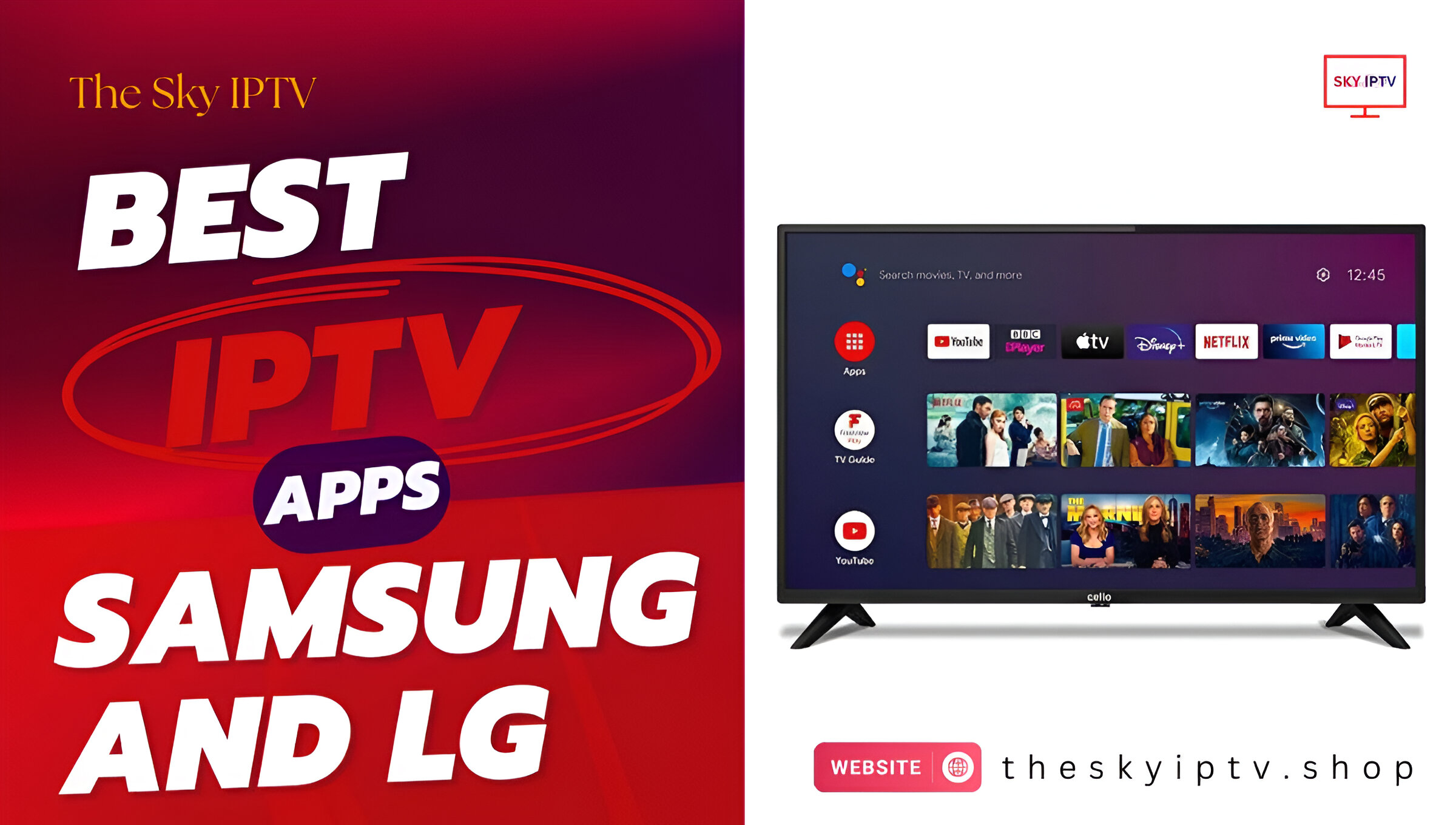 Best iptv apps for Samsung and lg ~ theskyiptv.shop